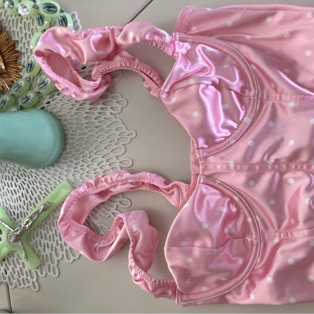 Forever 21 Light Pink Ruffled Top